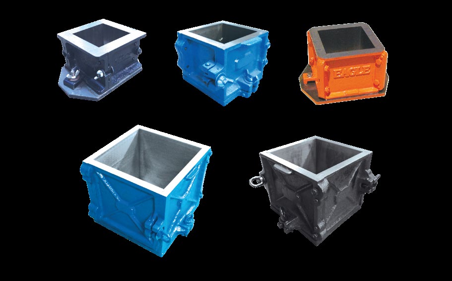 Cast Iron Cube Moulds