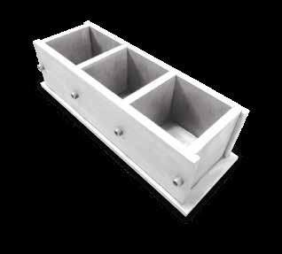 Mortar Three Gang Mould