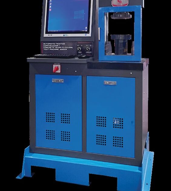 Automatic Mortar Compression / Concrete Beam Flexural Test Machine 300 kN