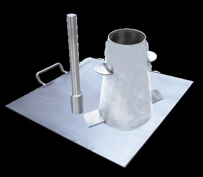 Mini Slump Cone Test Apparatus (STAINLESS Steel)