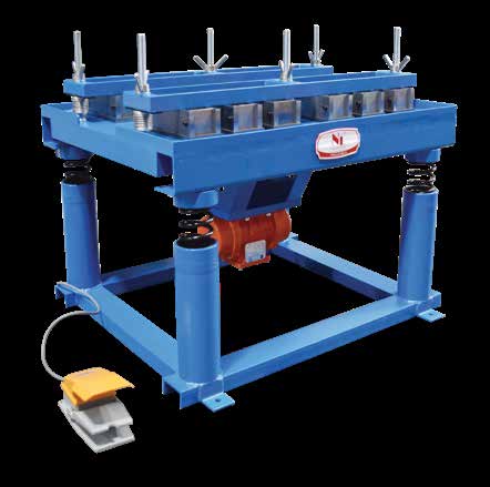 Mortar 3 Gang Mould Vibrating Table (12 Moulds)