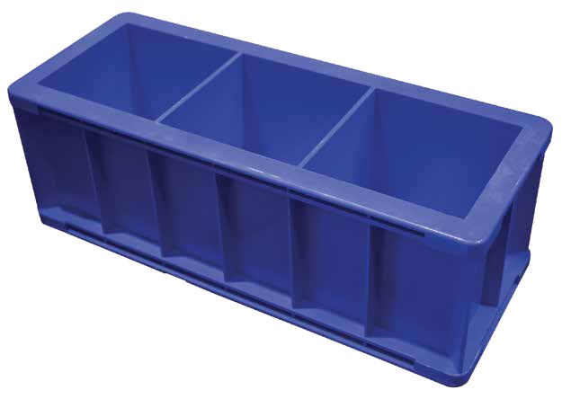 100 Mm Abs Plastic 3 Gang Cube Mould (EXTRUDED Type)
