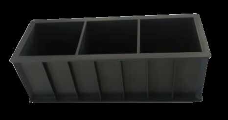 150 Mm Abs Plastic 3 Gang Cube Mould (EXTRUDED Type)