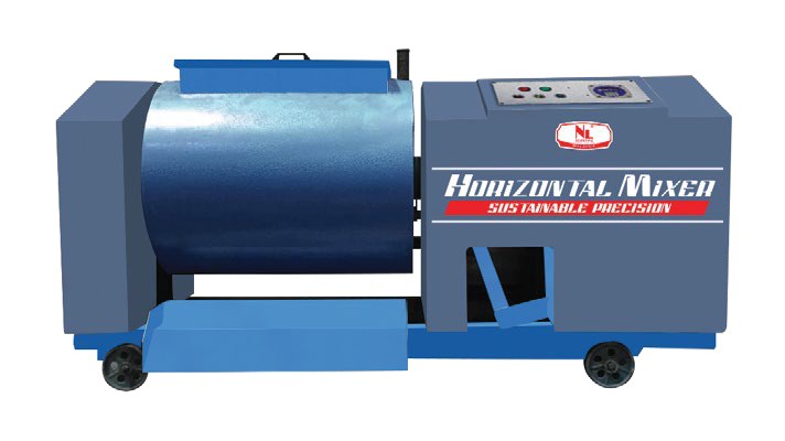 Horizontal Drum Mixer 60 Litres