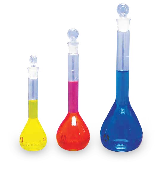 Glass Volumetric Flask with Stopper