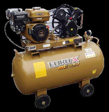 Unloading Belt Driven Air Compressor (PETROL Engine)