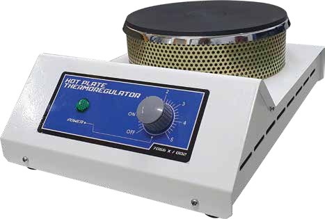 220 V, 6A, 50/60 Hz Hot Plate with Thermoregulator