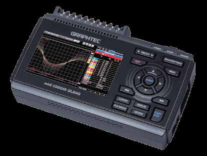 Graphtec 10 Channel Color Display Data Logger