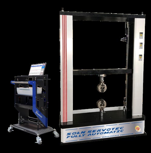 Servotec Fully Automatic Universal Testing Machine 50kN (TWIN Column)
