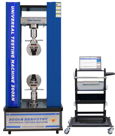 Servotec Fully Automatic Universal Testing Machine 300kN (TWIN Column)