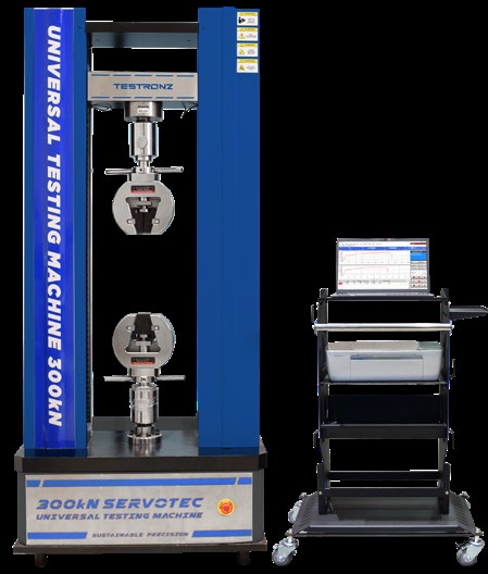 Servotec Fully Automatic Universal Testing Machine 300kN (TWIN Column)