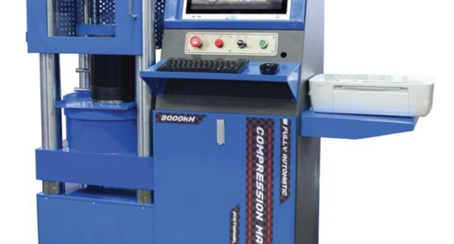 Computerized Compression Machine 3000 kN (FULLY Automatic) Touch Screen Display
